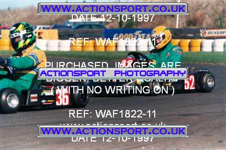 Photo: WAF1822-11 ActionSport Photography 12/10/1997 Hunts Kart Club - Kimbolton _1_SeniorTKM #52