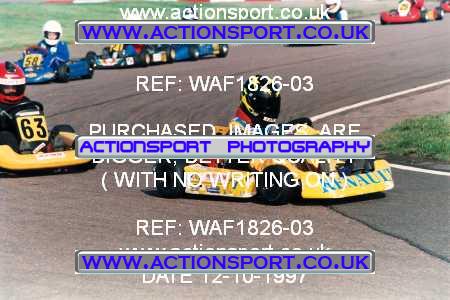 Photo: WAF1826-03 ActionSport Photography 12/10/1997 Hunts Kart Club - Kimbolton _3_Cadets #9990