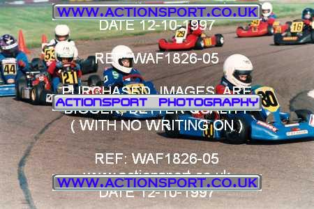 Photo: WAF1826-05 ActionSport Photography 12/10/1997 Hunts Kart Club - Kimbolton _3_Cadets #9990
