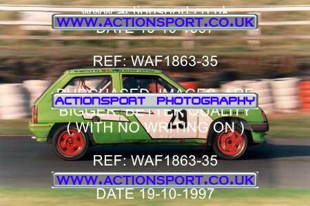 Photo: WAF1863-35 ActionSport Photography 19/10/1997 High Moor Motor Club Stages Rally - Three Sisters, Wigan _1_AllCompetitors #29
