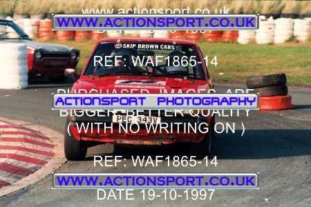 Photo: WAF1865-14 ActionSport Photography 19/10/1997 High Moor Motor Club Stages Rally - Three Sisters, Wigan _1_AllCompetitors #17
