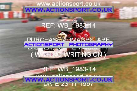 Photo: WB_1983-14 ActionSport Photography 23/11/1997 Manchester & Buxton Kart Club - Three Sisters, Wigan _2_Cadets #65