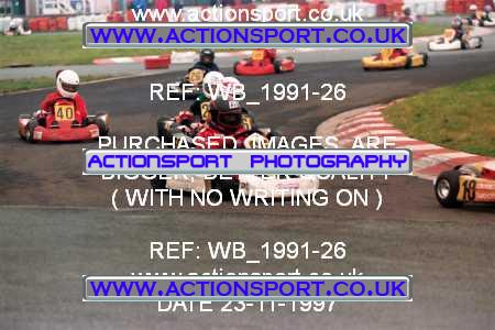 Photo: WB_1991-26 ActionSport Photography 23/11/1997 Manchester & Buxton Kart Club - Three Sisters, Wigan _2_Cadets #65