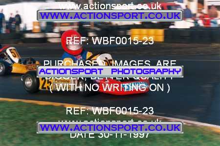 Photo: WBF0015-23 ActionSport Photography 30/11/1997 Dunkeswell Kart Club _1_Cadets #25