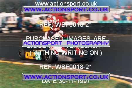 Photo: WBF0018-21 ActionSport Photography 30/11/1997 Dunkeswell Kart Club _7_100C #34
