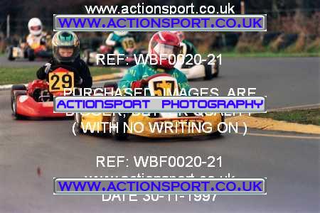 Photo: WBF0020-21 ActionSport Photography 30/11/1997 Dunkeswell Kart Club _1_Cadets #57