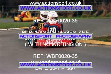 Photo: WBF0020-35 ActionSport Photography 30/11/1997 Dunkeswell Kart Club _1_Cadets #70