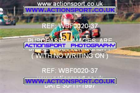 Photo: WBF0020-37 ActionSport Photography 30/11/1997 Dunkeswell Kart Club _1_Cadets #57
