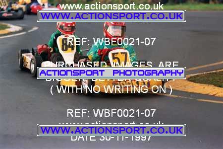 Photo: WBF0021-07 ActionSport Photography 30/11/1997 Dunkeswell Kart Club _1_Cadets #57