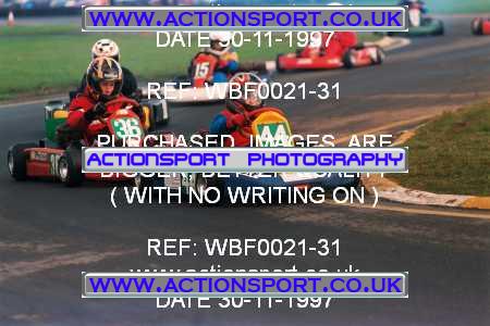 Photo: WBF0021-31 ActionSport Photography 30/11/1997 Dunkeswell Kart Club _3_Rookie #36