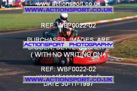 Photo: WBF0022-02 ActionSport Photography 30/11/1997 Dunkeswell Kart Club _3_Rookie #36