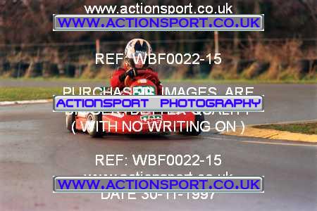 Photo: WBF0022-15 ActionSport Photography 30/11/1997 Dunkeswell Kart Club _3_Rookie #36