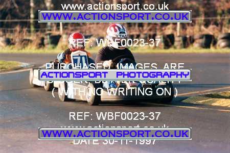 Photo: WBF0023-37 ActionSport Photography 30/11/1997 Dunkeswell Kart Club _2_JuniorTKM #74