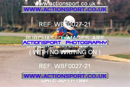 Photo: WBF0027-21 ActionSport Photography 30/11/1997 Dunkeswell Kart Club _7_100C #18