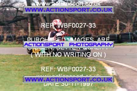 Photo: WBF0027-33 ActionSport Photography 30/11/1997 Dunkeswell Kart Club _7_100C #34