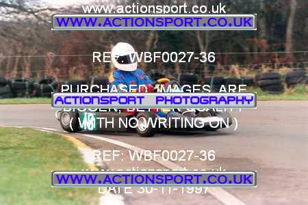 Photo: WBF0027-36 ActionSport Photography 30/11/1997 Dunkeswell Kart Club _7_100C #18