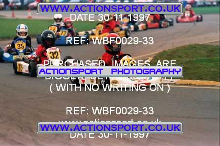 Photo: WBF0029-33 ActionSport Photography 30/11/1997 Dunkeswell Kart Club _1_Cadets #66