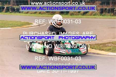 Photo: WBF0031-03 ActionSport Photography 30/11/1997 Dunkeswell Kart Club _3_Rookie #8