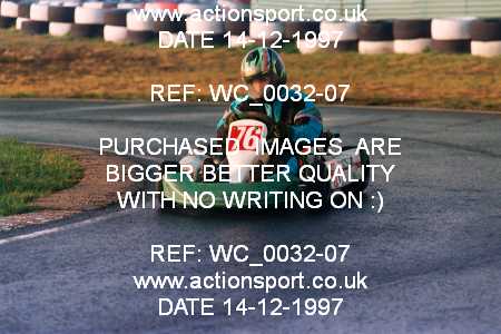 Photo: WC_0032-07 ActionSport Photography 14/12/1997 Chasewater Kart Club _4_AllSeniorClasses #76