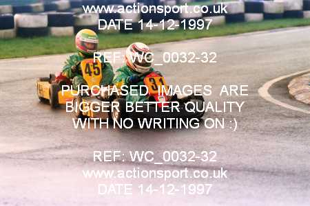 Photo: WC_0032-32 ActionSport Photography 14/12/1997 Chasewater Kart Club _1_Cadets #45