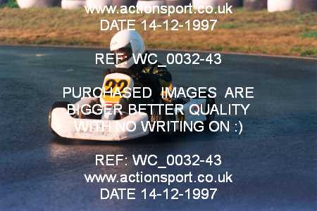 Photo: WC_0032-43 ActionSport Photography 14/12/1997 Chasewater Kart Club _1_Cadets #22