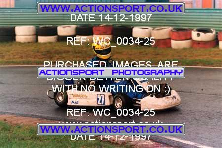 Photo: WC_0034-25 ActionSport Photography 14/12/1997 Chasewater Kart Club _2_AllJuniorClasses #27