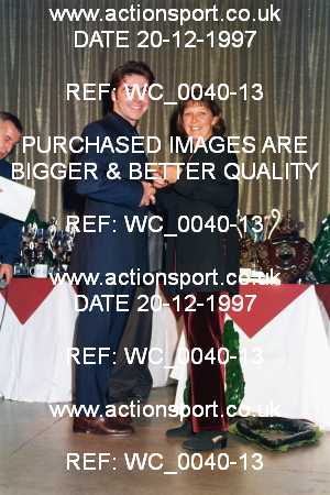 Photo: WC_0040-13 ActionSport Photography 20/12/1997 YMSA Poole & Parkstone MC Presentation _7_SpecialAwards