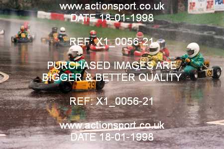 Photo: X1_0056-21 ActionSport Photography 18/01/1998 Buckmore Park Kart Club _2_Cadets #9990
