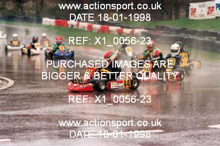 Photo: X1_0056-23 ActionSport Photography 18/01/1998 Buckmore Park Kart Club _2_Cadets #9990