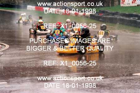 Photo: X1_0056-25 ActionSport Photography 18/01/1998 Buckmore Park Kart Club _2_Cadets #9990