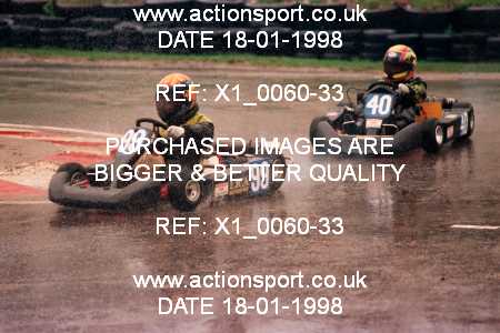 Photo: X1_0060-33 ActionSport Photography 18/01/1998 Buckmore Park Kart Club _5_JuniorTKM #40