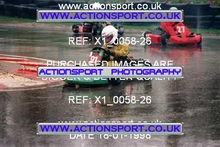 Photo: X1_0058-26 ActionSport Photography 18/01/1998 Buckmore Park Kart Club _3_SeniorTKM #91