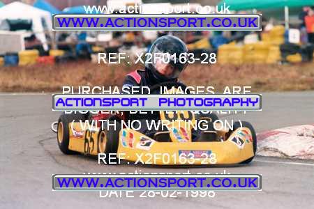 Photo: X2F0163-28 ActionSport Photography 28/02/1998 Camberley Kart Club - Blackbushe _1_Cadets #65