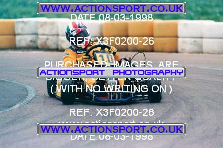 Photo: X3F0200-26 ActionSport Photography 08/03/1998 Hunts Kart Club - Kimbolton _4_125Gearbox #10