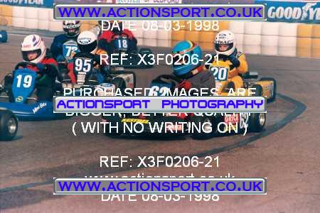 Photo: X3F0206-21 ActionSport Photography 08/03/1998 Hunts Kart Club - Kimbolton _3_JuniorTKM #20