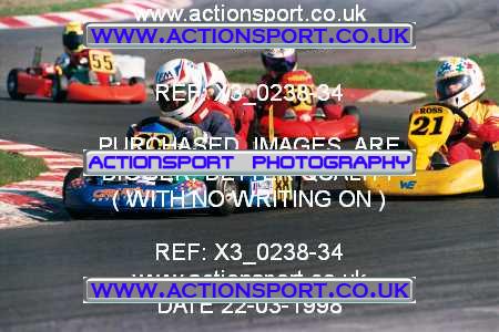 Photo: X3_0238-34 ActionSport Photography 22/03/1998 Manchester & Buxton Kart Club - Three Sisters, Wigan _4_Cadets #88