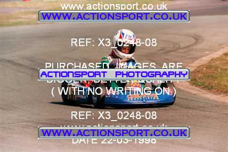 Photo: X3_0248-08 ActionSport Photography 22/03/1998 Manchester & Buxton Kart Club - Three Sisters, Wigan _4_Cadets #88
