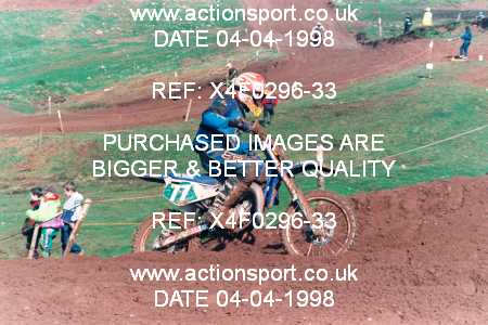 Photo: X4F0296-33 ActionSport Photography 04/04/1998 ACU BYMX National Cheshire NWSSC - Cheddleton _3_100s #77