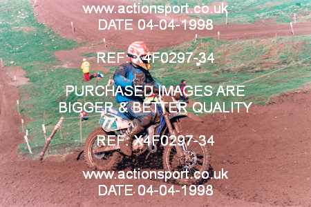 Photo: X4F0297-34 ActionSport Photography 04/04/1998 ACU BYMX National Cheshire NWSSC - Cheddleton _3_100s #77