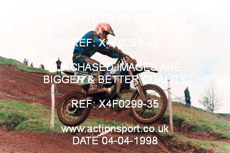Photo: X4F0299-35 ActionSport Photography 04/04/1998 ACU BYMX National Cheshire NWSSC - Cheddleton _3_100s #77