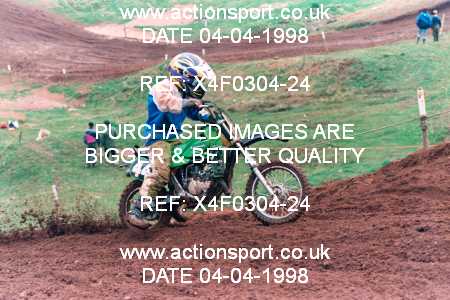 Photo: X4F0304-24 ActionSport Photography 04/04/1998 ACU BYMX National Cheshire NWSSC - Cheddleton _1_60s #44