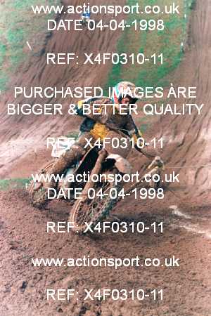 Photo: X4F0310-11 ActionSport Photography 04/04/1998 ACU BYMX National Cheshire NWSSC - Cheddleton _4_125s #4