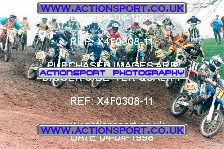 Photo: X4F0308-11 ActionSport Photography 04/04/1998 ACU BYMX National Cheshire NWSSC - Cheddleton _4_125s #94