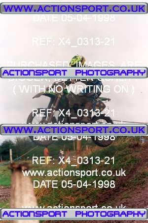 Photo: X4_0313-21 ActionSport Photography 05/04/1998 AMCA Cannock MXC - Heath Hayes _1_125Seniors_125Experts #6006