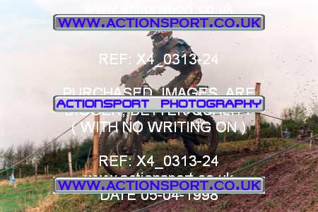 Photo: X4_0313-24 ActionSport Photography 05/04/1998 AMCA Cannock MXC - Heath Hayes _1_125Seniors_125Experts #11