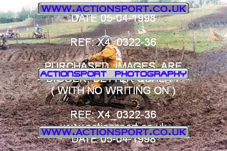 Photo: X4_0322-36 ActionSport Photography 05/04/1998 AMCA Cannock MXC - Heath Hayes _6_125Juniors #25