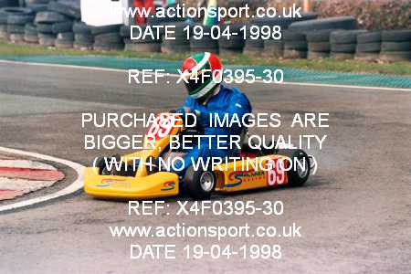 Photo: X4F0395-30 ActionSport Photography 19/04/1998 Buckmore Park Kart Club _3_SeniorTKM #69