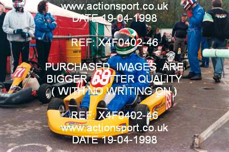 Photo: X4F0402-46 ActionSport Photography 19/04/1998 Buckmore Park Kart Club _3_SeniorTKM #69