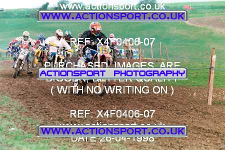Photo: X4F0406-07 ActionSport Photography 26/04/1998 AMCA Andover MCC - Upavon _1_125Juniors #15
