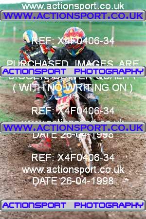 Photo: X4F0406-34 ActionSport Photography 26/04/1998 AMCA Andover MCC - Upavon _1_125Juniors #15